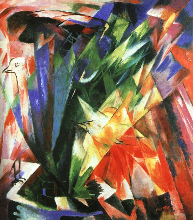 Franz Marc Birds oil painting picture